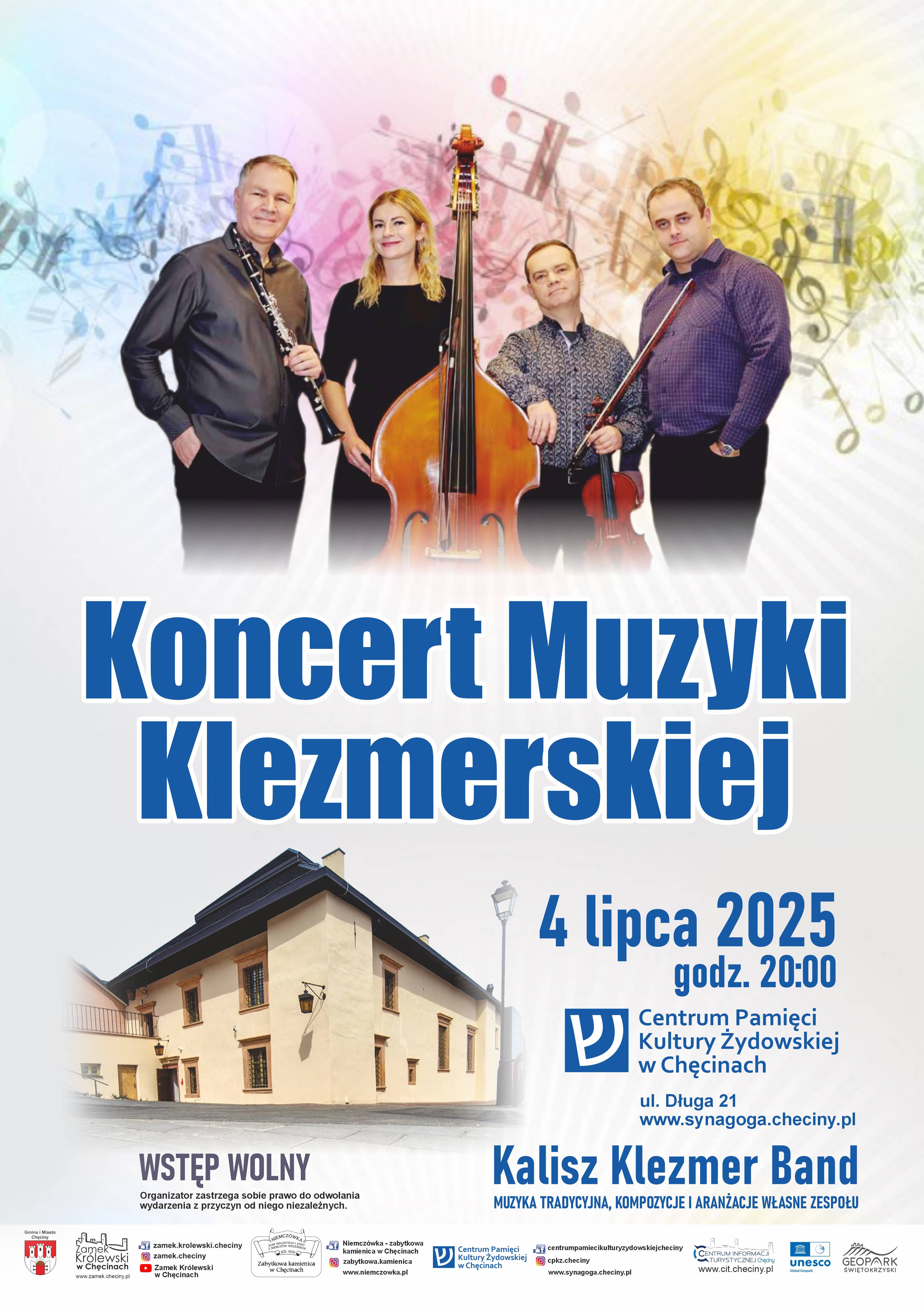 Koncert muzyki klezmerskiej - Kalisz Klezmer Band